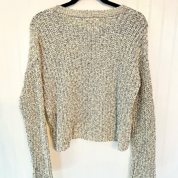 Harper Heritage Blue and White Marble Knit Sweater - Small - Picture 10 of 12